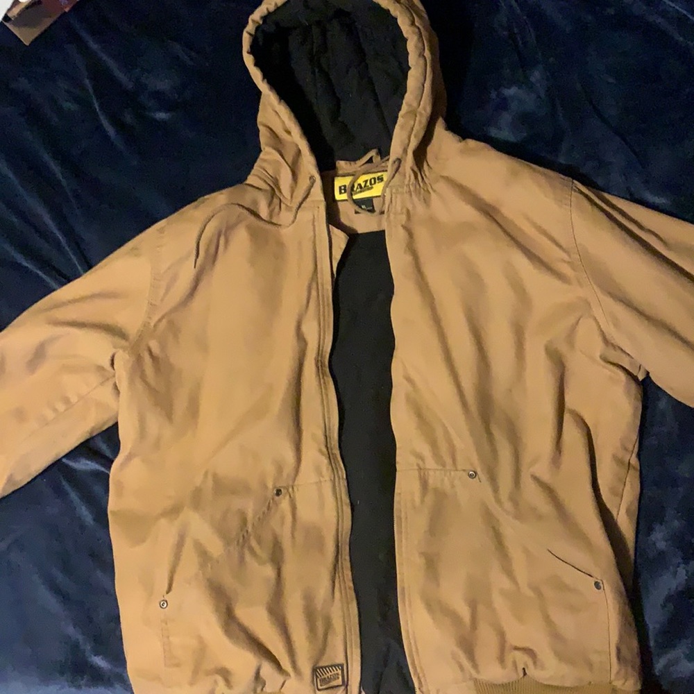 Brazos quilted work coat/hoodie